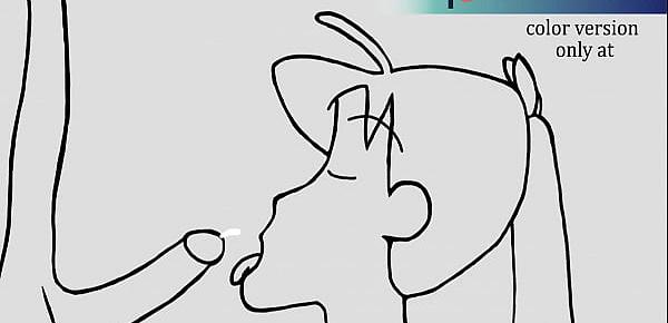  Shin chan hentai animation Yoshinaga doing a blowjob (smooth and color version only at Patreon)